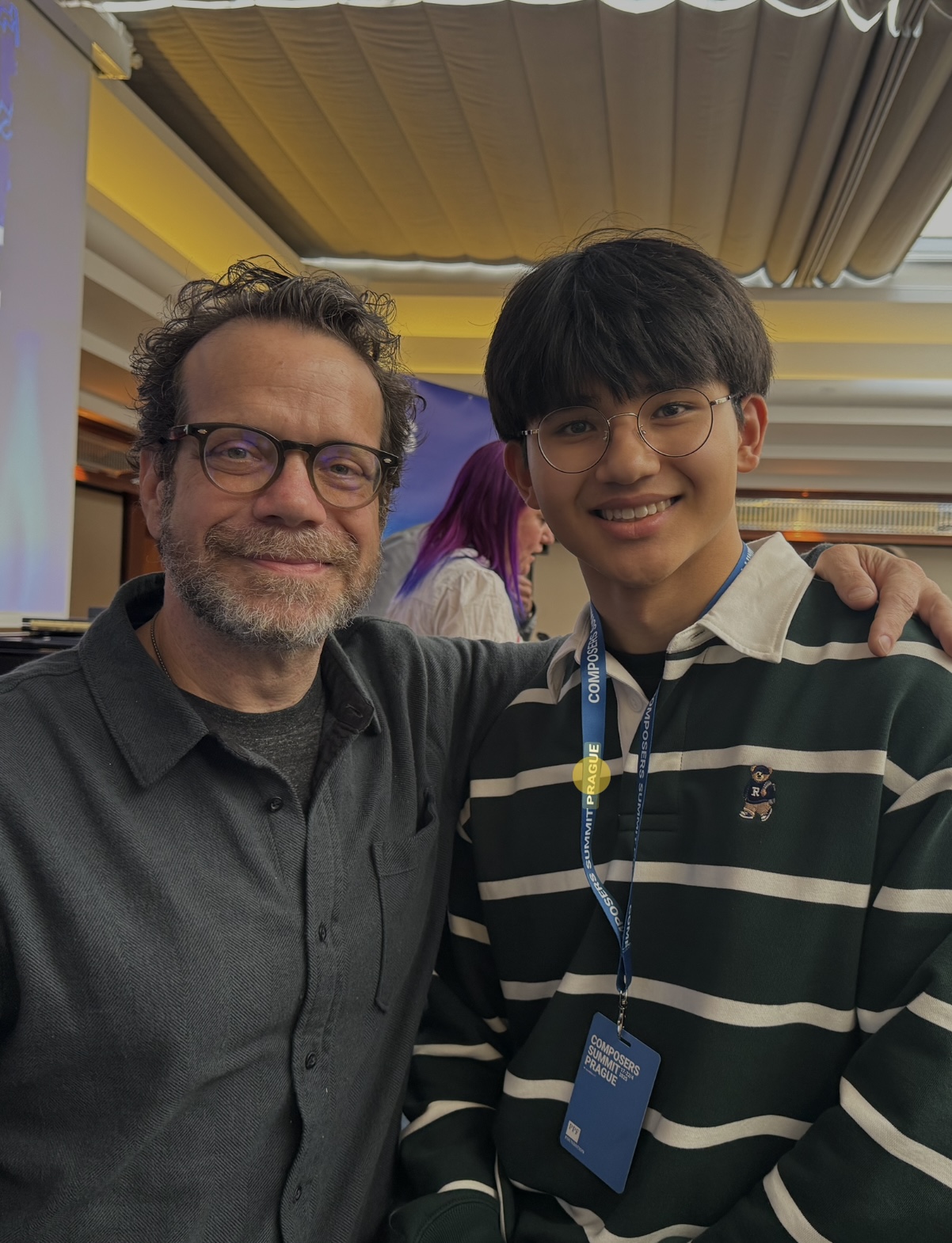 With Christophe Beck